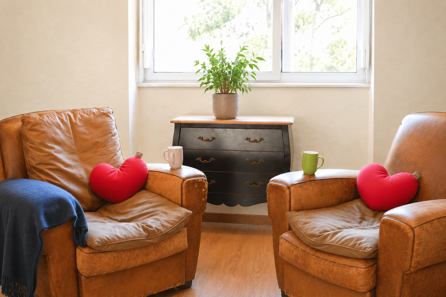 Espace de coaching Nathalie Camus — ambiance chaleureuse et bienveillante